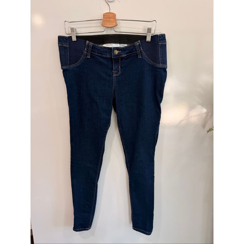 Liz Lange Maternity Dark‎ Wash Jegging Jeans Medium